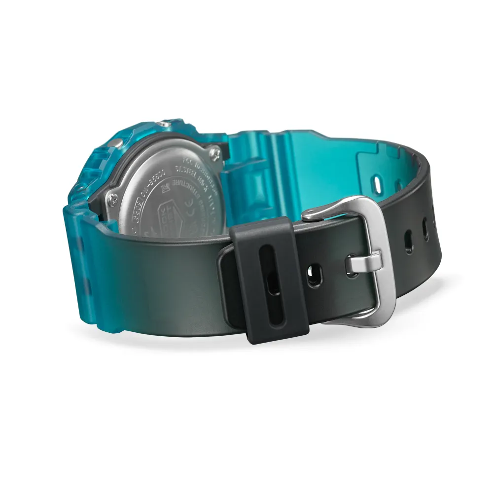 Casio G-Shock Digital Transparent Color Resin Strap Men Watch DW-B5600G-2DR