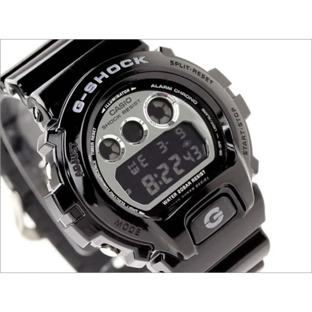 CASIO G-SHOCK DW-6900NB-1DR-P DIGITAL QUARTZ BLACK RESIN MEN'S WATCH