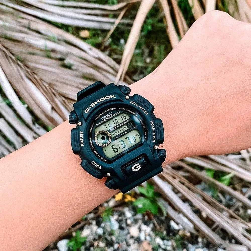 CASIO G-SHOCK DW-9052GBX-1A9DR-P DIGITAL QUARTZ BLACK RESIN UNISEX'S WATCH