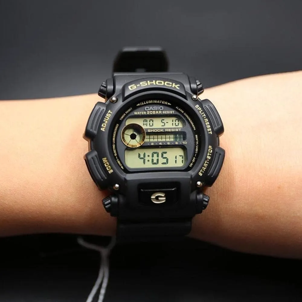 CASIO G-SHOCK DW-9052GBX-1A9DR-P DIGITAL QUARTZ BLACK RESIN UNISEX'S WATCH