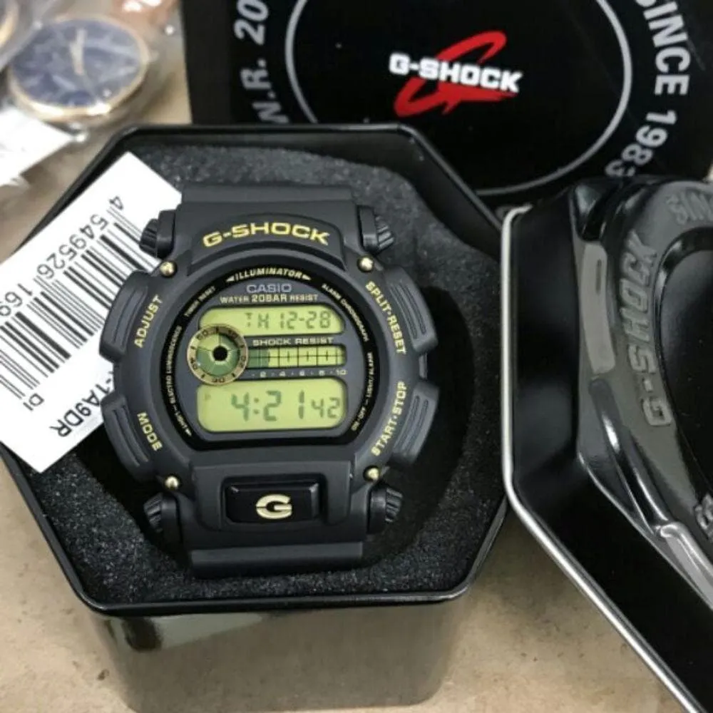 CASIO G-SHOCK DW-9052GBX-1A9DR-P DIGITAL QUARTZ BLACK RESIN UNISEX'S WATCH