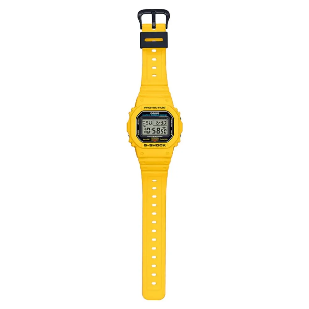 CASIO G-SHOCK DWE-5600R-9DR-P YELLOW RESIN STRAP MEN WATCH