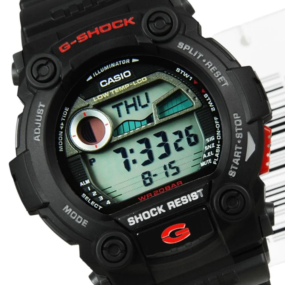 CASIO G-SHOCK G-7900-1DR-P DIGITAL QUARTZ BLACK RESIN MEN'S WATCH