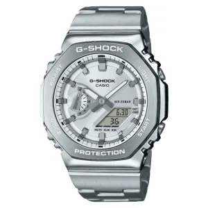 Casio G-Shock G-Steel White Dial Watch GM-2110D-7ADR