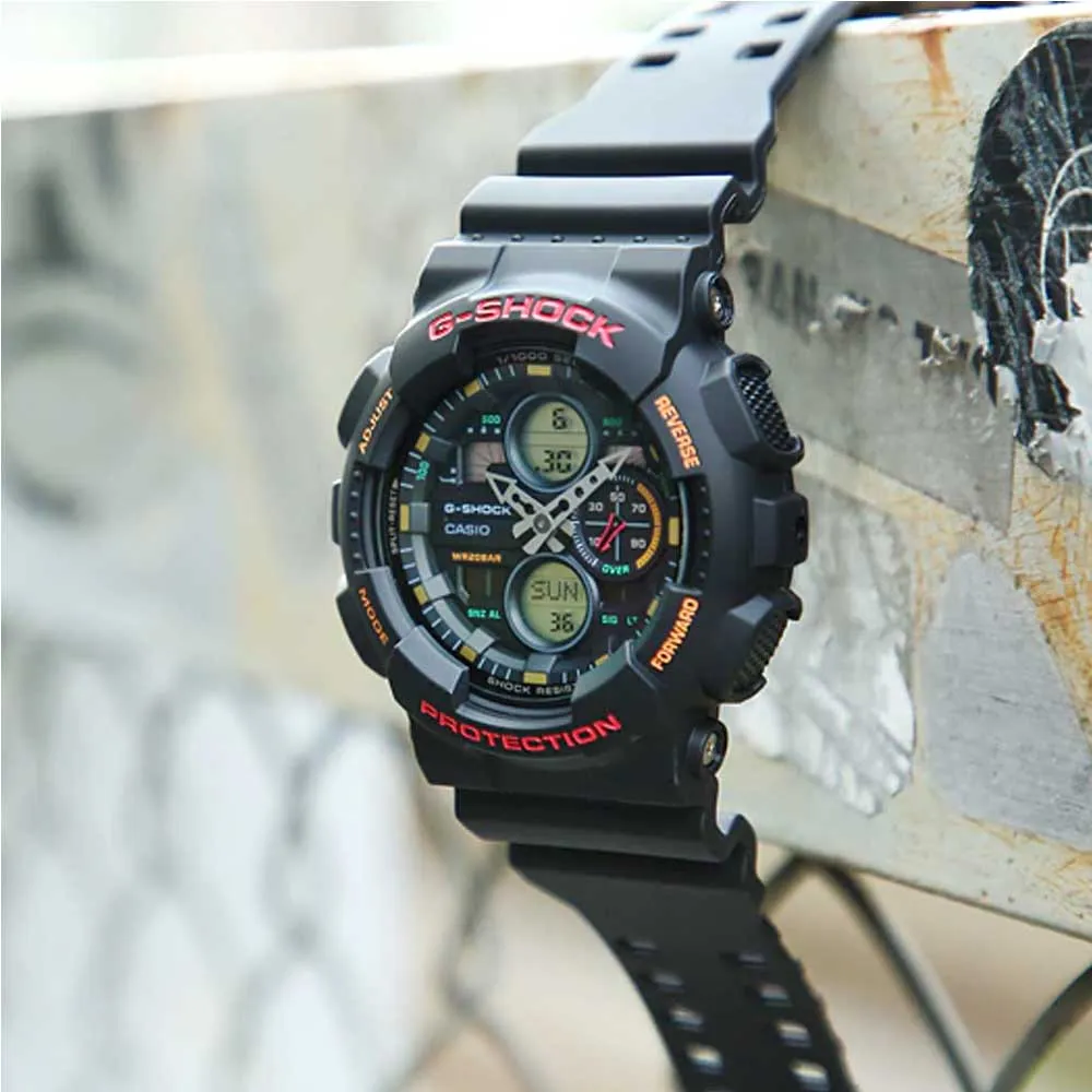 CASIO G-SHOCK GA-140-1A4DR MEN'S WATCH