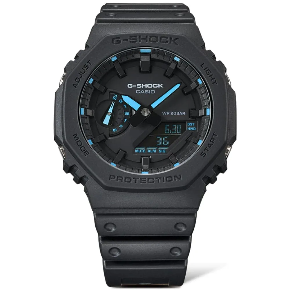 CASIO G-SHOCK GA-2100-1A2DR-P BLACK STRAP MEN WATCH