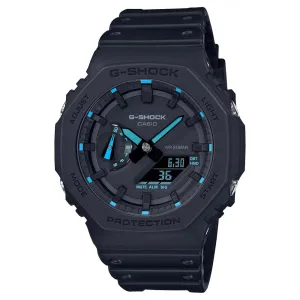 CASIO G-SHOCK GA-2100-1A2DR-P BLACK STRAP MEN WATCH