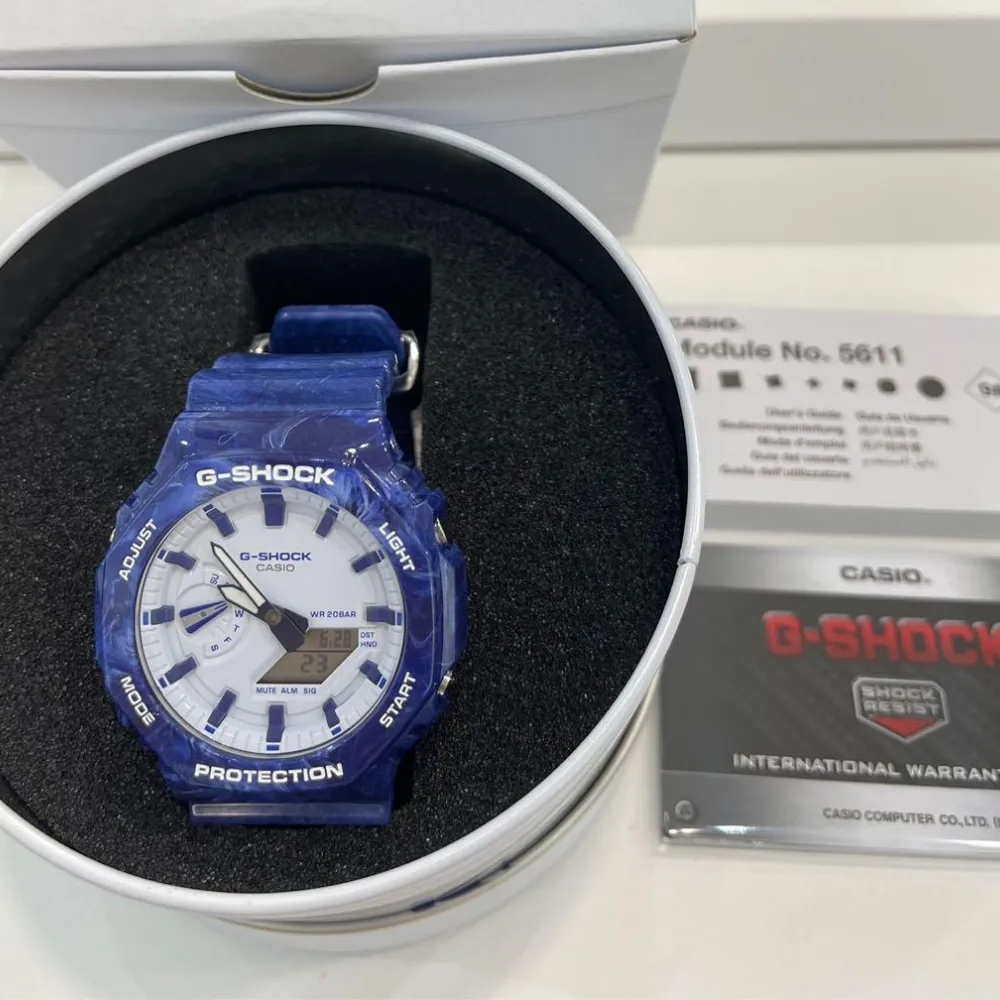 CASIO G-SHOCK GA-2100BWP-2ADR-P MEN WATCH