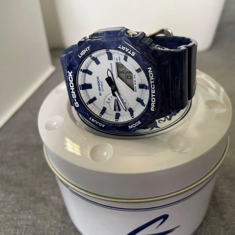 CASIO G-SHOCK GA-2100BWP-2ADR-P MEN WATCH