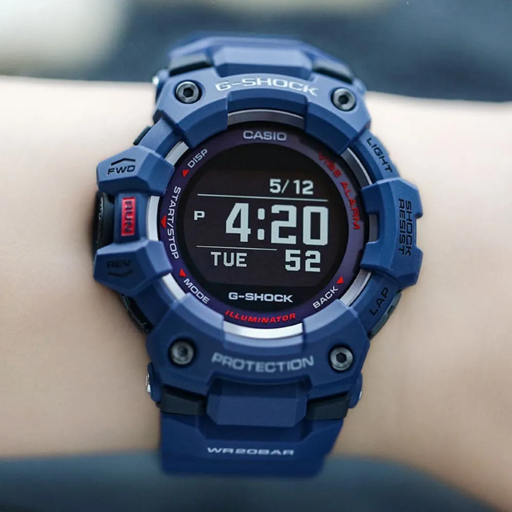 CASIO G-SHOCK GBD-100-2DR RESIN NAVY BLUE STRAP MEN'S WATCH