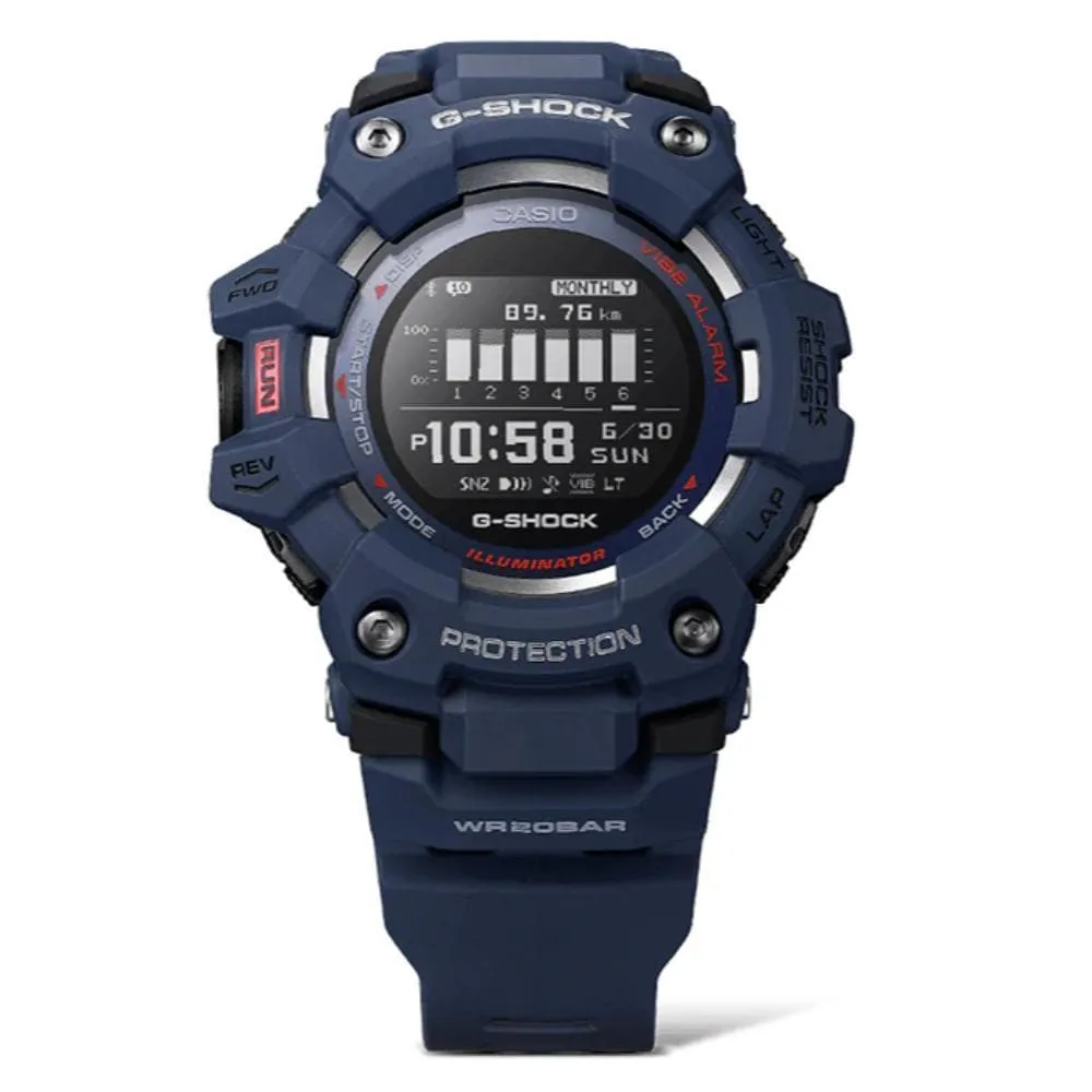 CASIO G-SHOCK GBD-100-2DR RESIN NAVY BLUE STRAP MEN'S WATCH