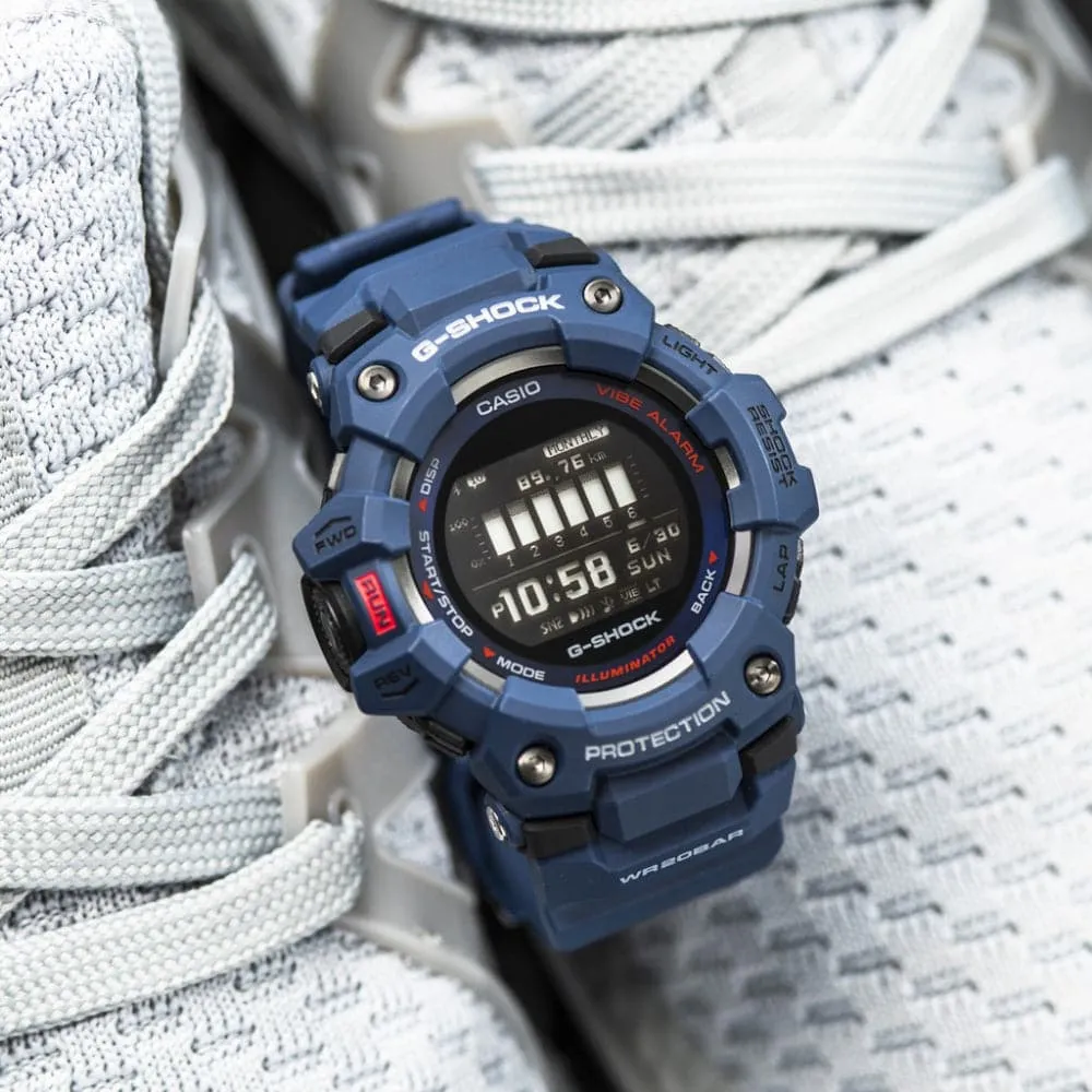 CASIO G-SHOCK GBD-100-2DR RESIN NAVY BLUE STRAP MEN'S WATCH