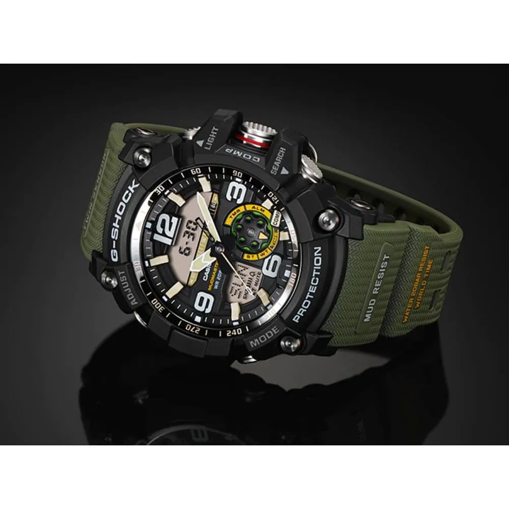 CASIO G-SHOCK GG-1000-1A3DR MUDMASTER GREEN RESIN STRAP MEN'S WATCH