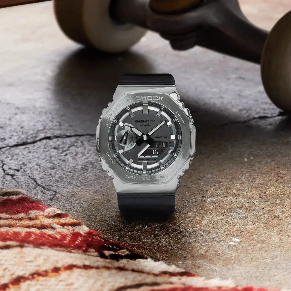 CASIO G-SHOCK GM-2100-1ADR-P BLACK RESIN STRAP MEN WATCH