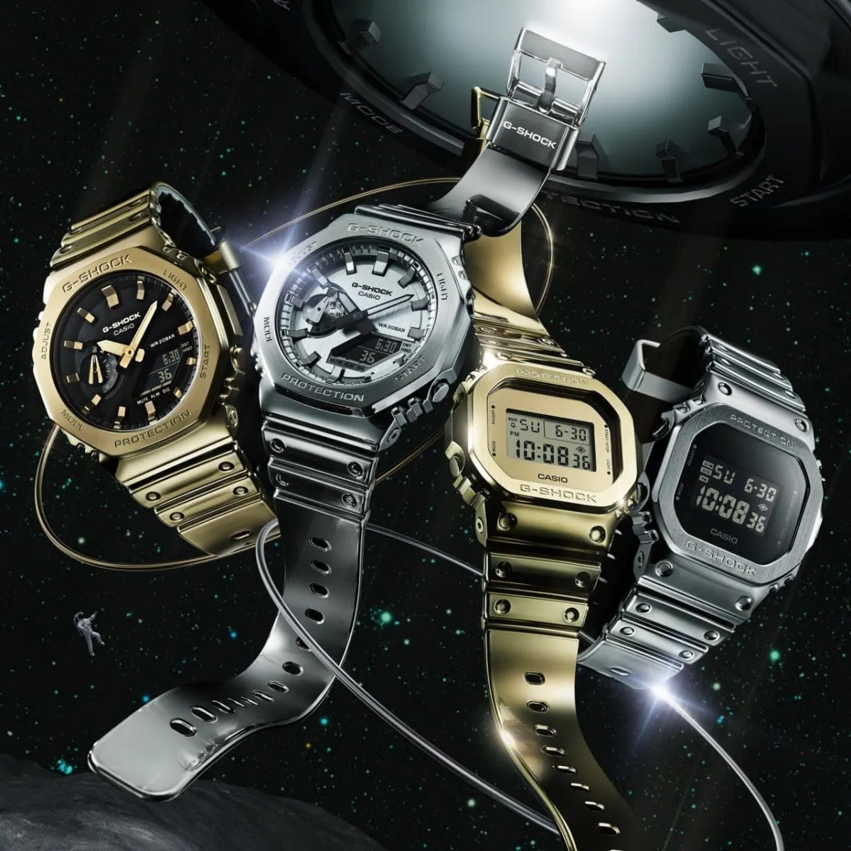 CASIO G-SHOCK GM-2100YM FINE METALLIC SERIES ANALOG-DIGITAL RESIN WATCH