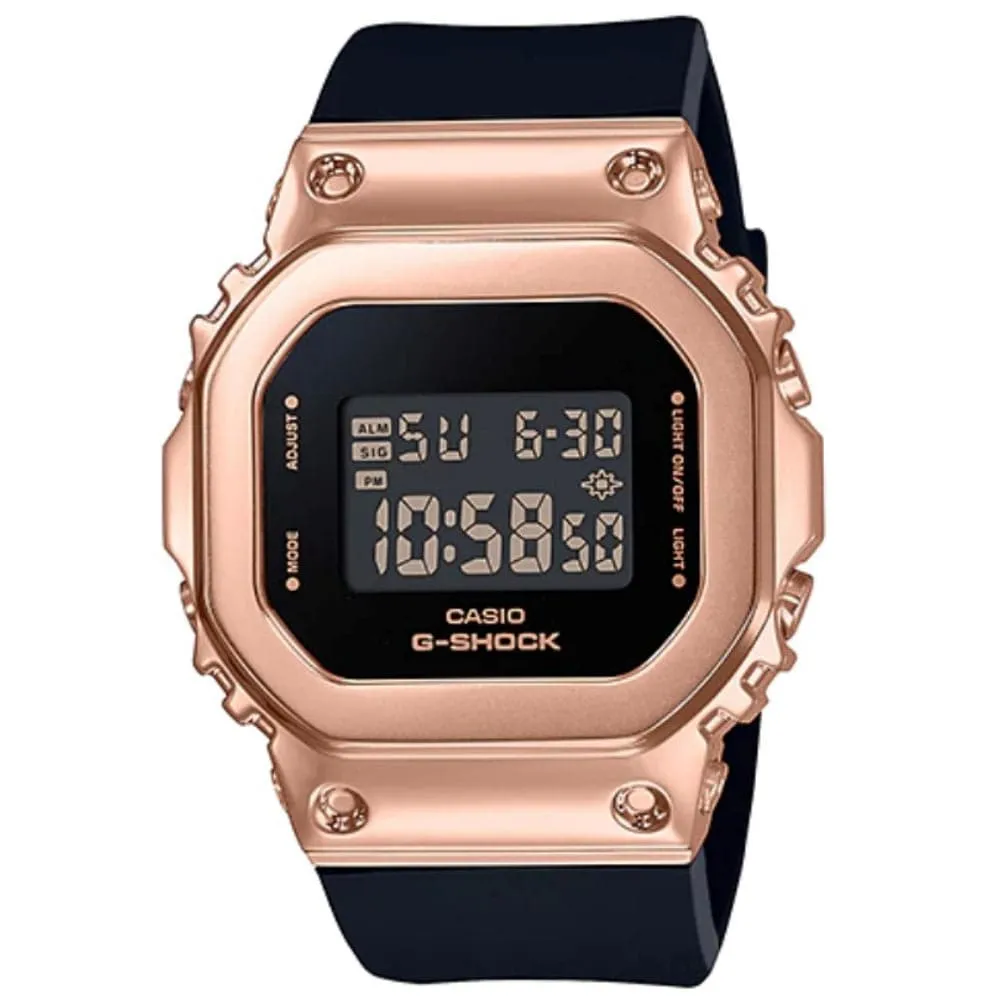CASIO G-SHOCK GM-S5600PG-1DR-P BLACK RESIN WOMEN WATCH