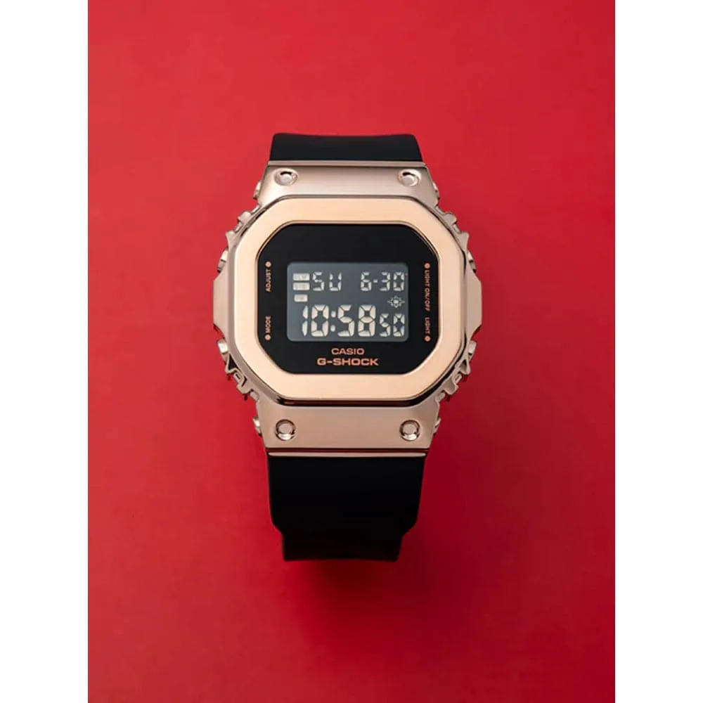 CASIO G-SHOCK GM-S5600PG-1DR-P BLACK RESIN WOMEN WATCH