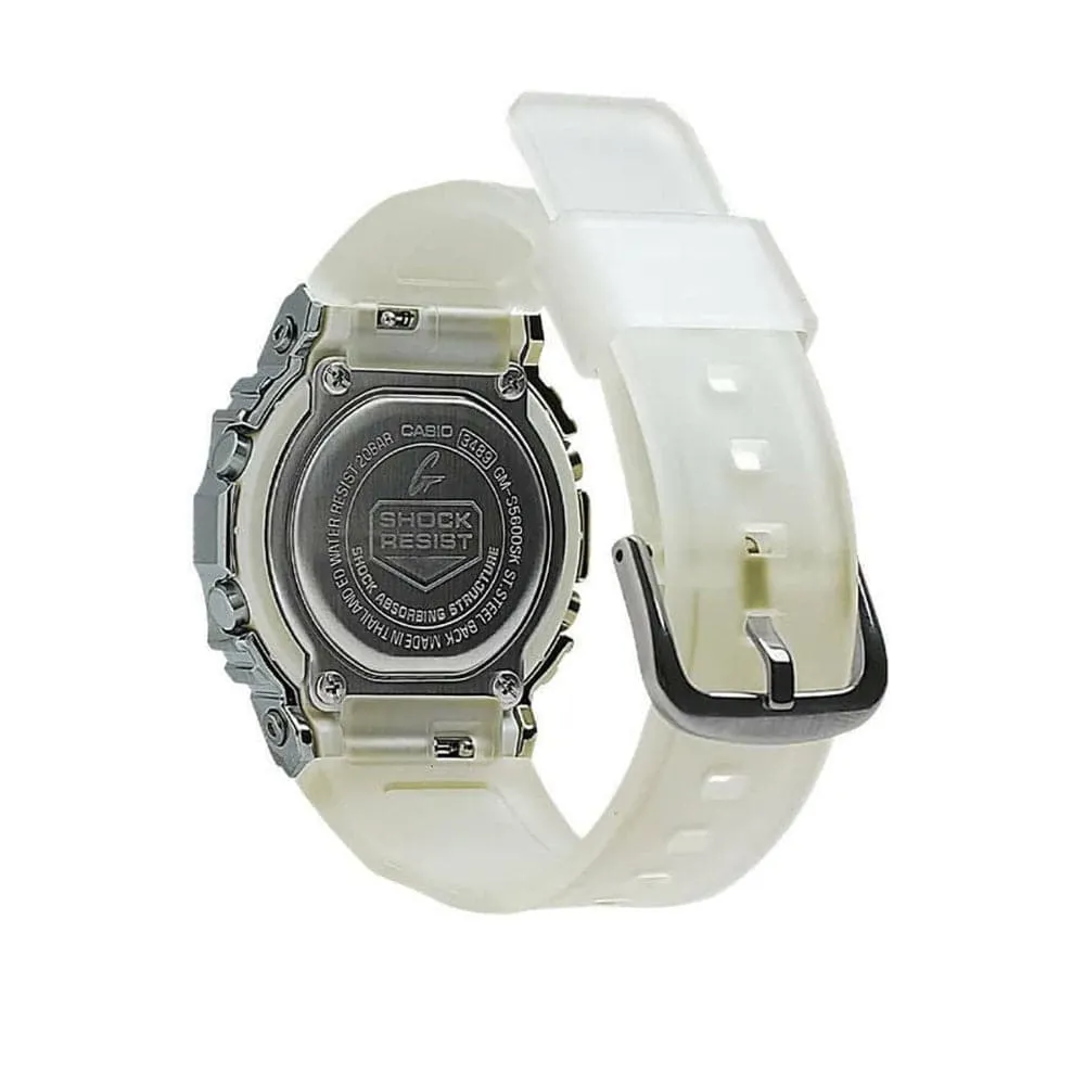 CASIO G-SHOCK GM-S5600SK-7DR-P WHITE RESIN WOMEN WATCH