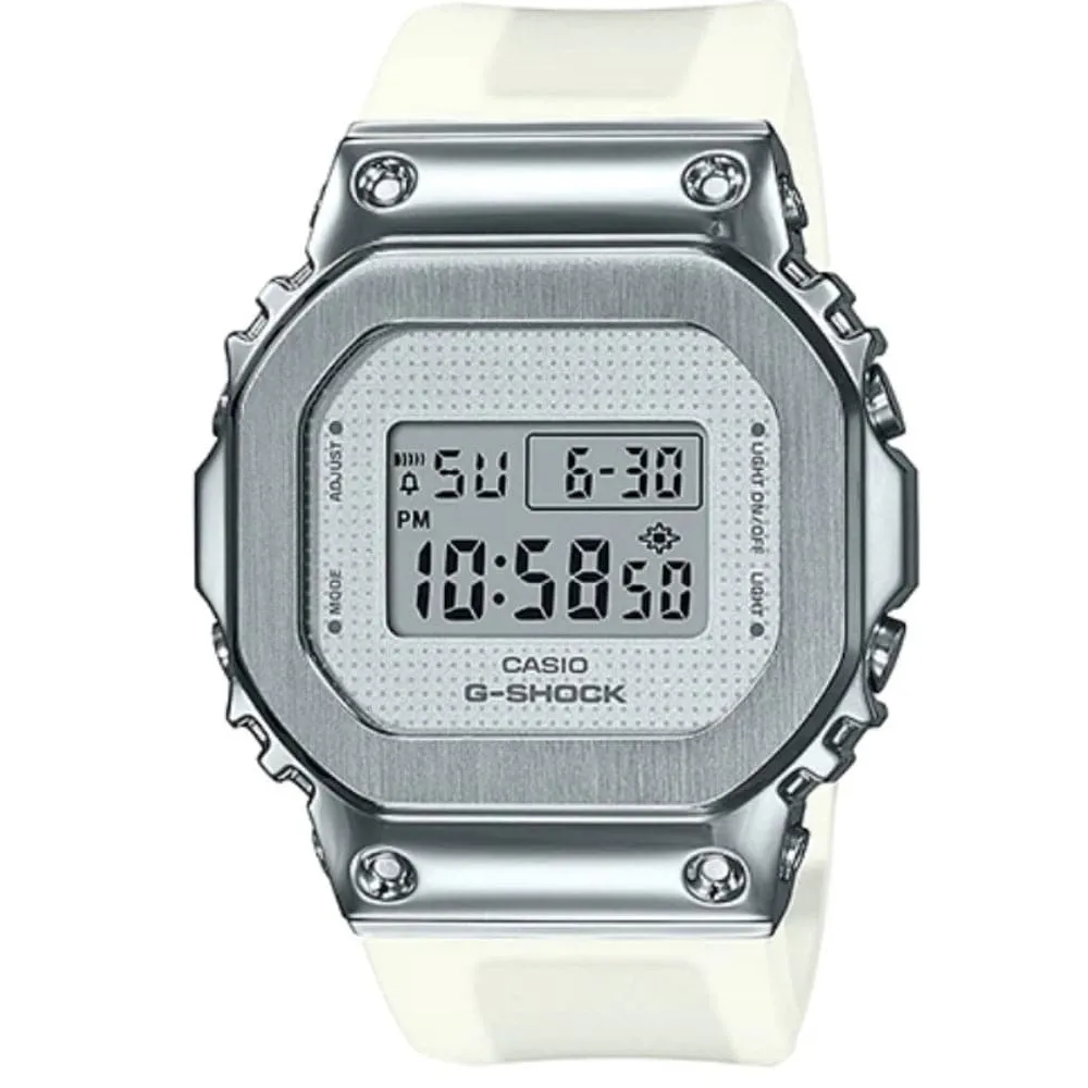 CASIO G-SHOCK GM-S5600SK-7DR-P WHITE RESIN WOMEN WATCH