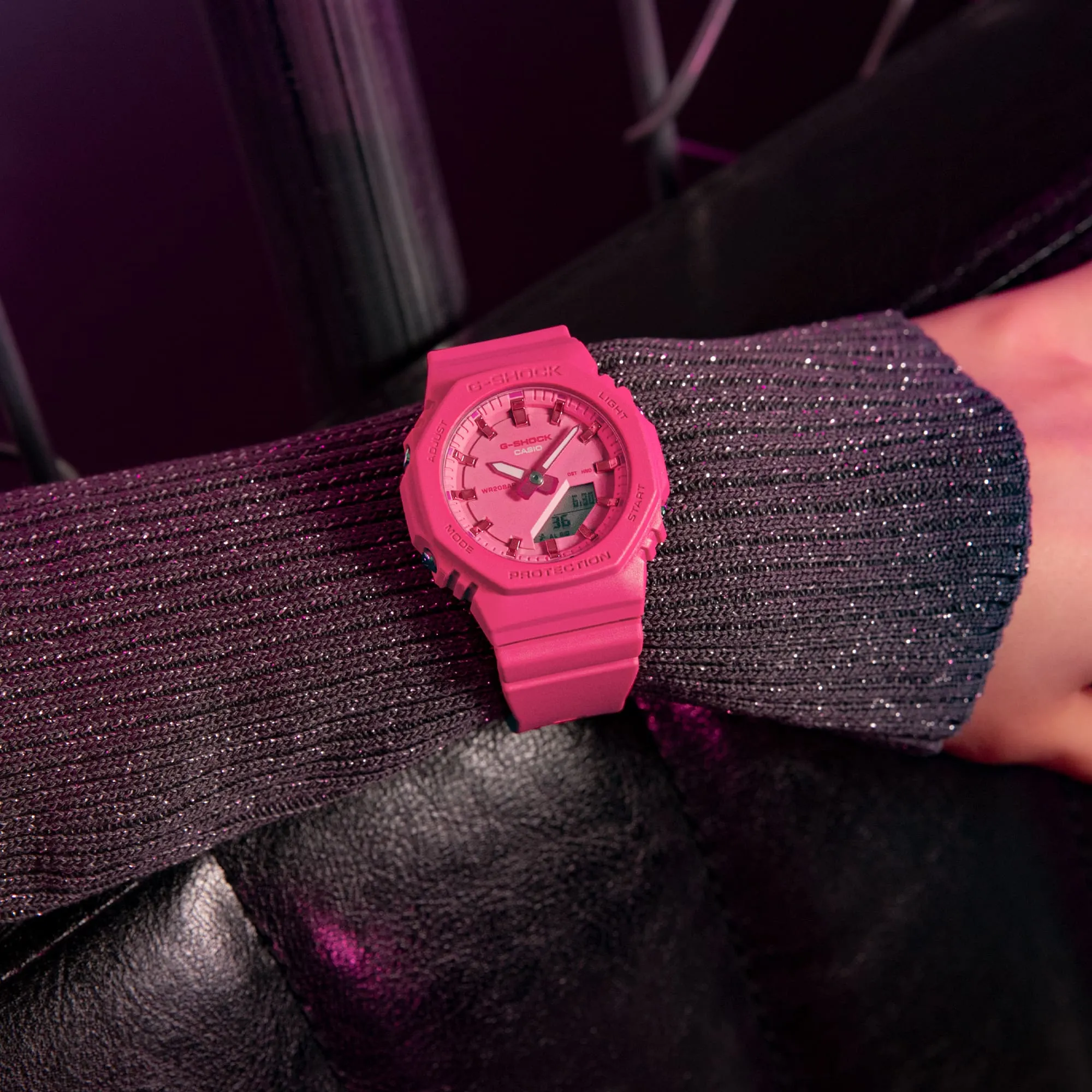 CASIO G-SHOCK GMA-P2100PP-4ADR-P ANALOG-DIGITAL PINK WATCH