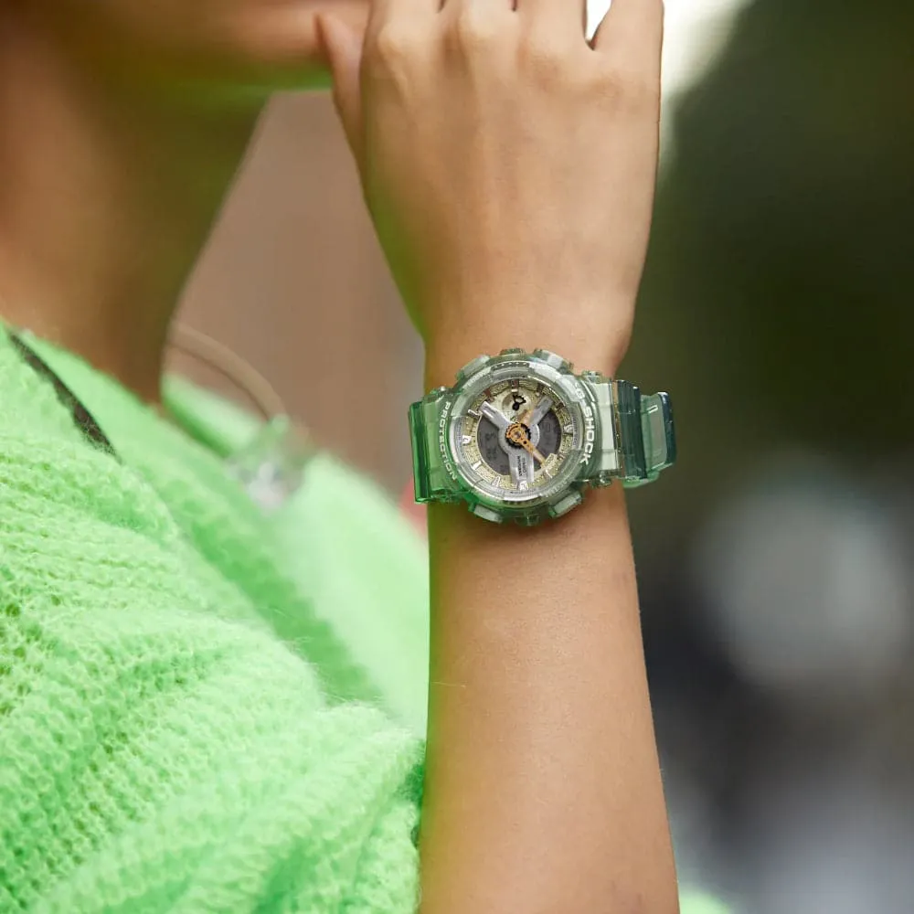 CASIO G-SHOCK GMA-S110GS-3A-P GREEN RESIN STRAP UNISEX WATCH