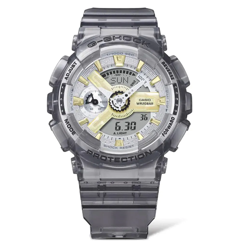 CASIO G-SHOCK GMA-S110GS-8A-P GRAY RESIN STRAP UNISEX WATCH