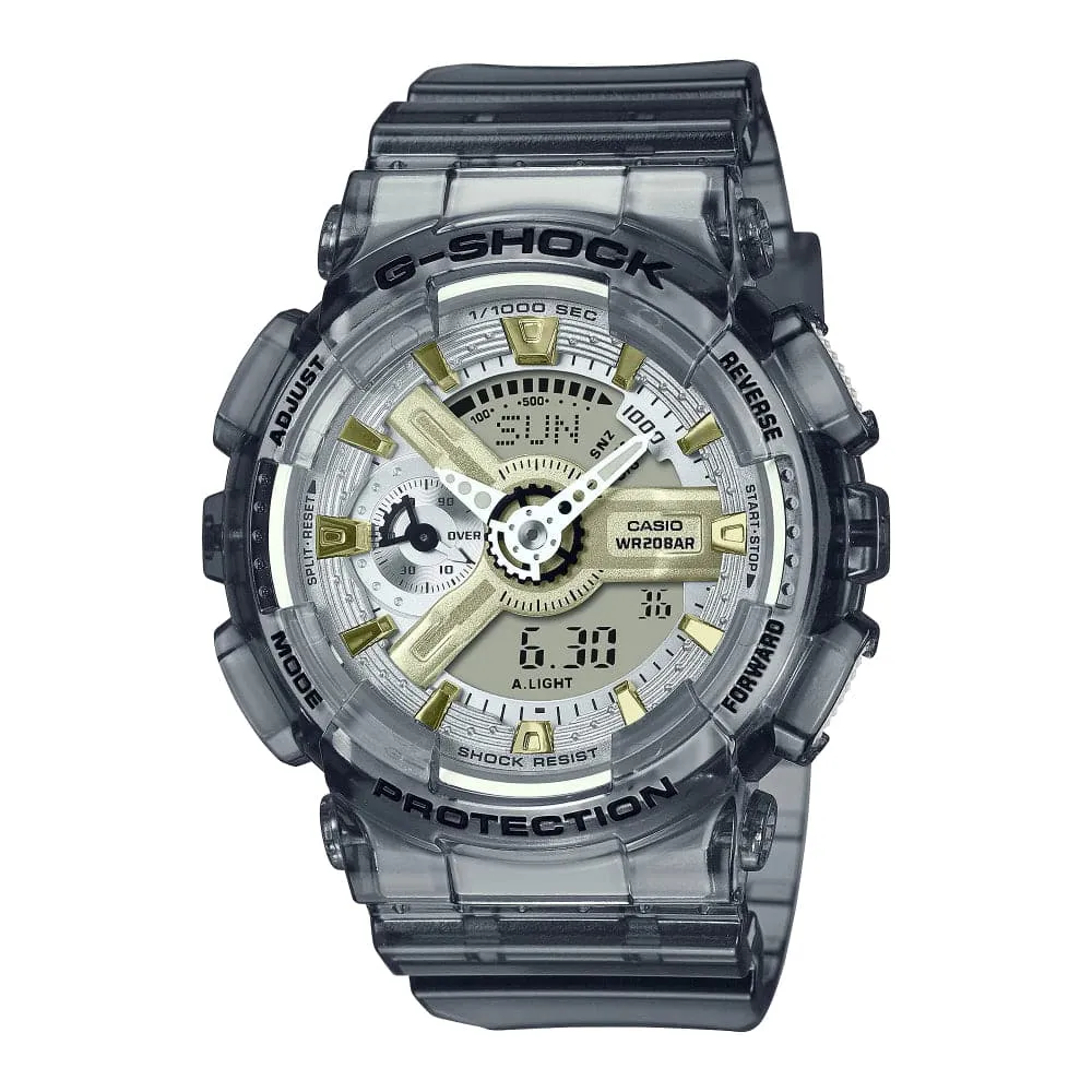 CASIO G-SHOCK GMA-S110GS-8A-P GRAY RESIN STRAP UNISEX WATCH