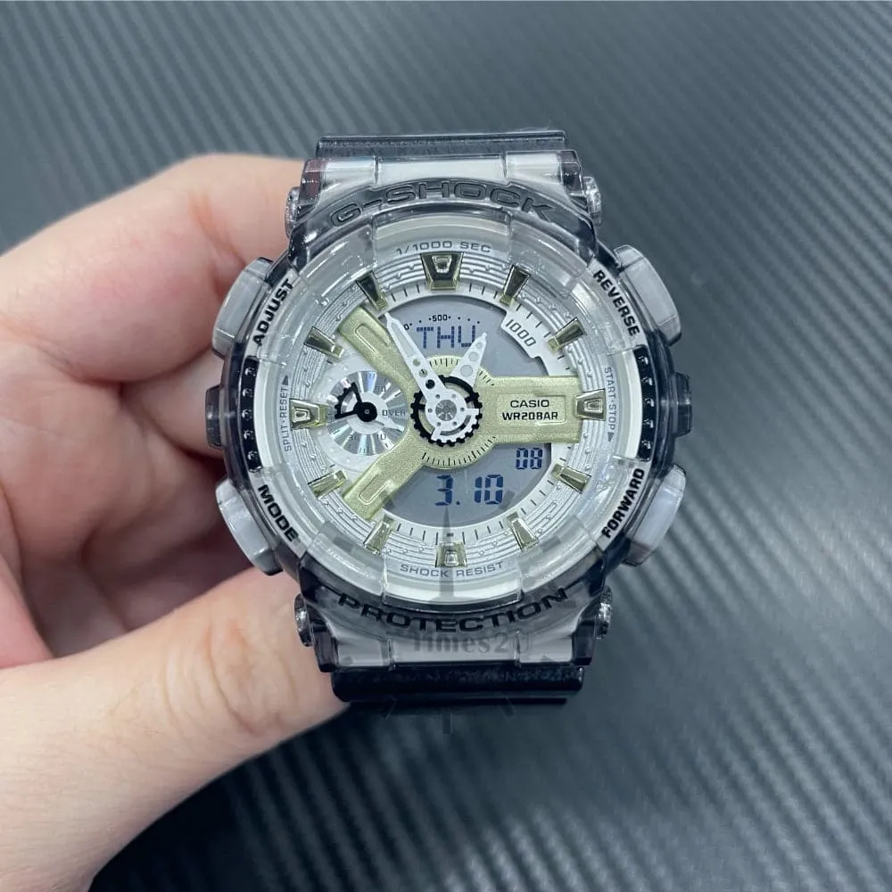 CASIO G-SHOCK GMA-S110GS-8A-P GRAY RESIN STRAP UNISEX WATCH