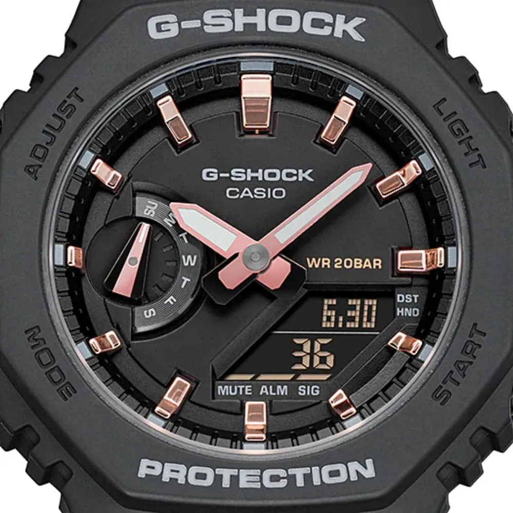 CASIO G-SHOCK GMA-S2100-1ADR-P BLACK RESIN STRAP MEN WATCH