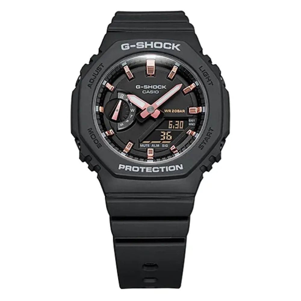 CASIO G-SHOCK GMA-S2100-1ADR-P BLACK RESIN STRAP MEN WATCH