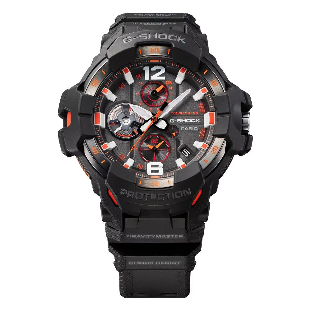 Casio G-Shock Gravity Master Black Resin Strap Men's Watch GR-B300-1A4DR