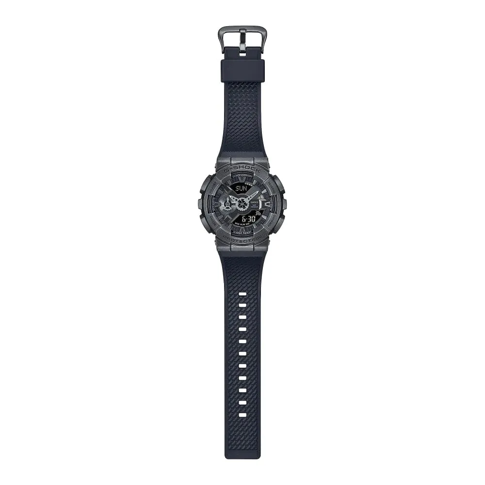 Casio G-Shock Gray Case Black Resin Strap Men Watch GM-110VB-1ADR