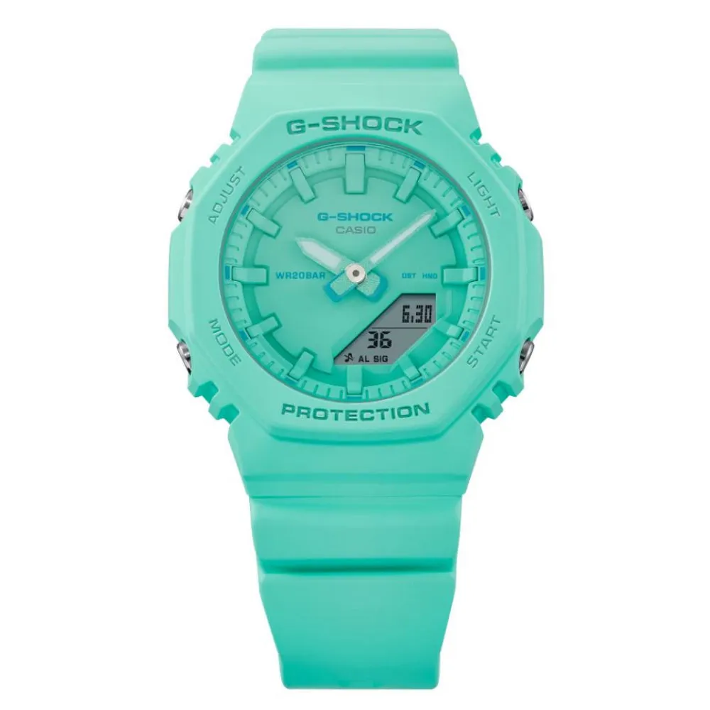 Casio G-Shock Green Resin Strap Women Watch GMA-P2100-2ADR-P