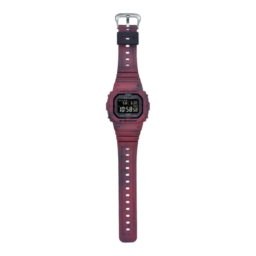 Casio G-Shock Maroon Resin Strap Men Watch GW-B5600SL-4DR-P