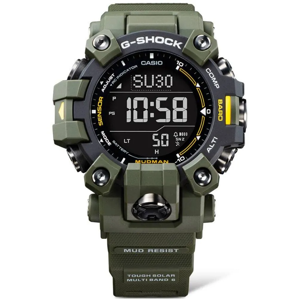 Casio G-Shock Master of G - Land Mudman Green Resin Strap Men Watch GW-9500-3DR