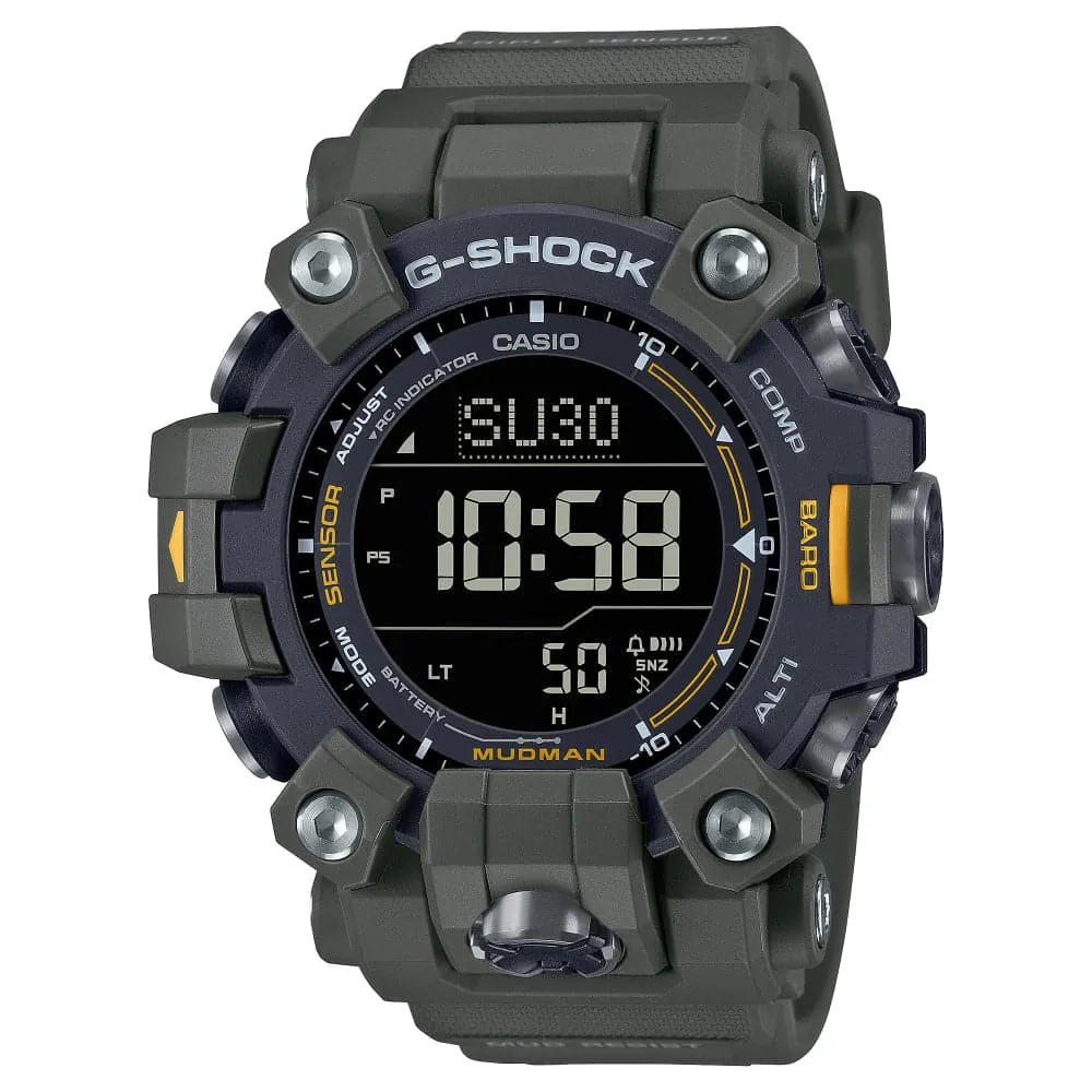 Casio G-Shock Master of G - Land Mudman Green Resin Strap Men Watch GW-9500-3DR