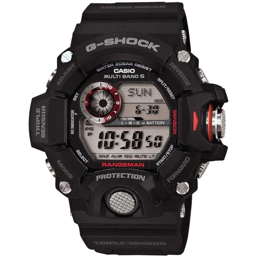 CASIO G-SHOCK Master of G - Land Rangeman GW-9400-1DR DIGITAL QUARTZ BLACK RESIN MEN'S WATCH