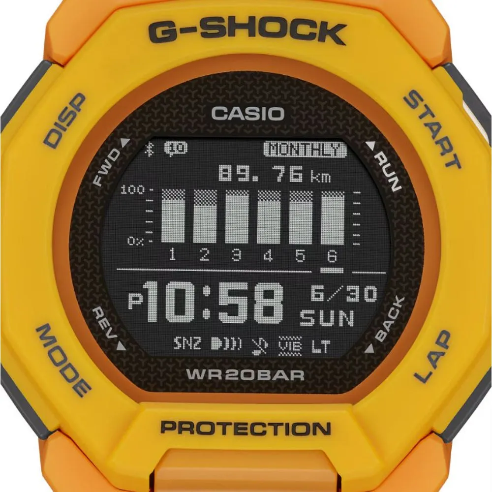 Casio G-Shock Orange Resin Band Watch GBD-300-9DR