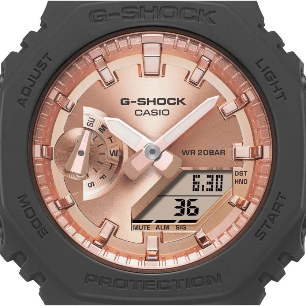 Casio G-Shock Rose Gold Dial Resin Strap Women Watch GMA-S2100MD-1ADR-P