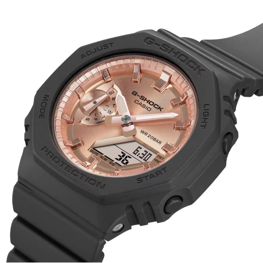Casio G-Shock Rose Gold Dial Resin Strap Women Watch GMA-S2100MD-1ADR-P