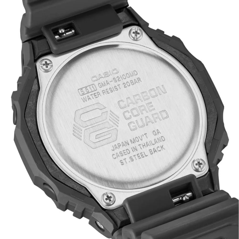 Casio G-Shock Rose Gold Dial Resin Strap Women Watch GMA-S2100MD-1ADR-P