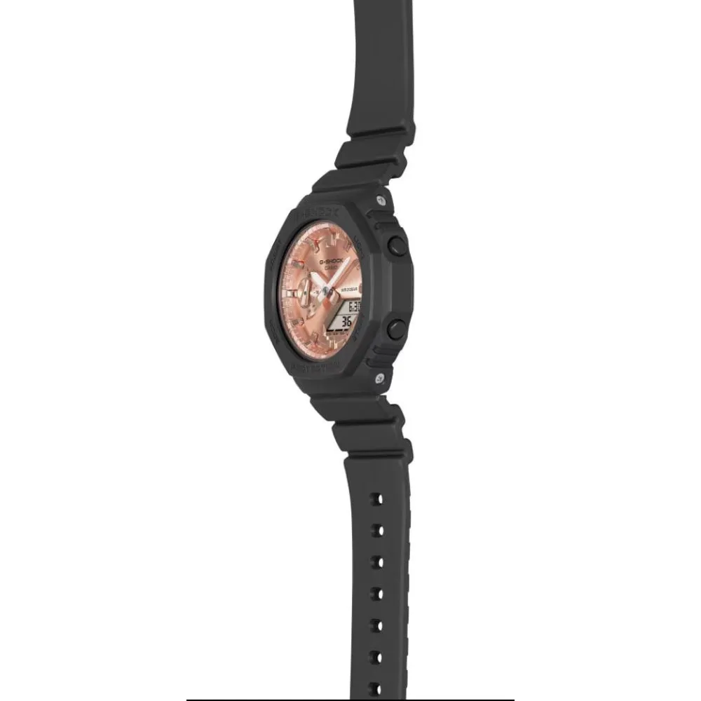 Casio G-Shock Rose Gold Dial Resin Strap Women Watch GMA-S2100MD-1ADR-P