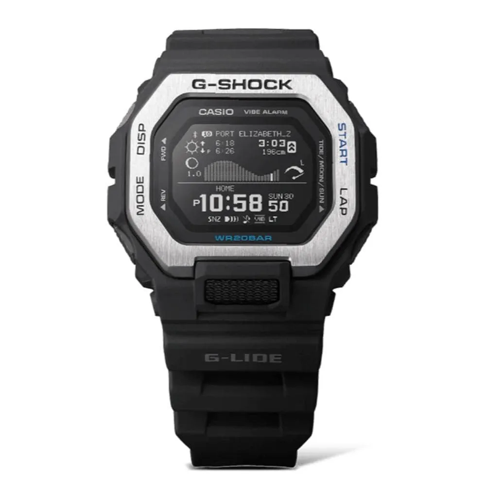 Casio G-Shock Standard Digital Black Resin Strap Watch For Men GBX-100-1DR