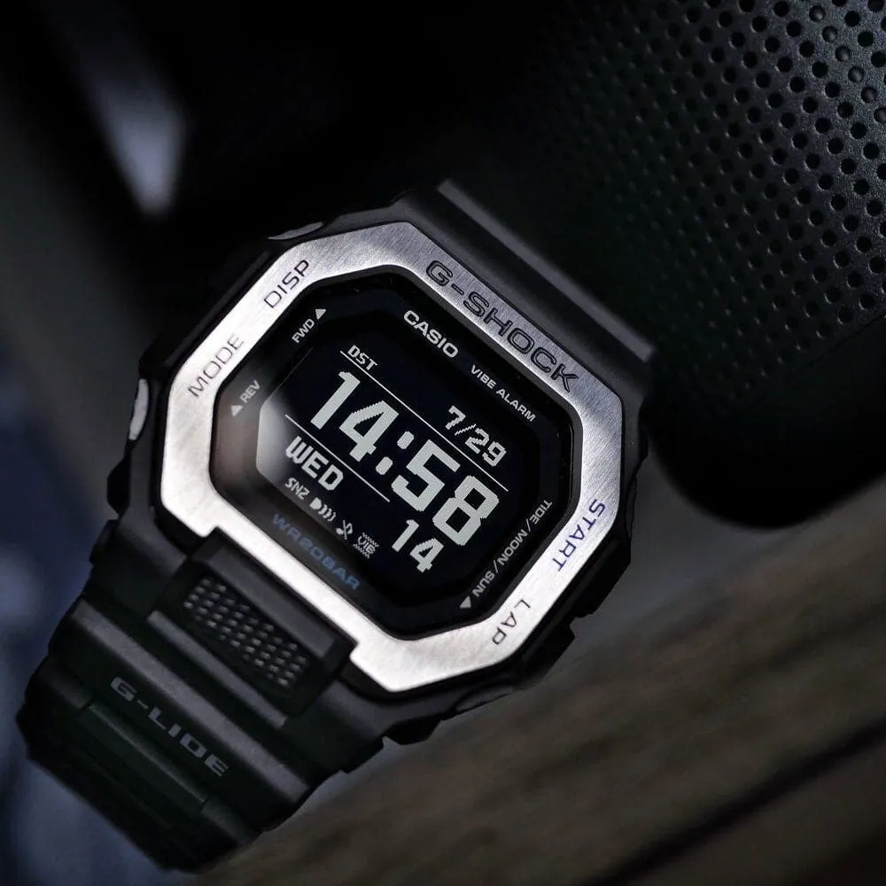 Casio G-Shock Standard Digital Black Resin Strap Watch For Men GBX-100-1DR