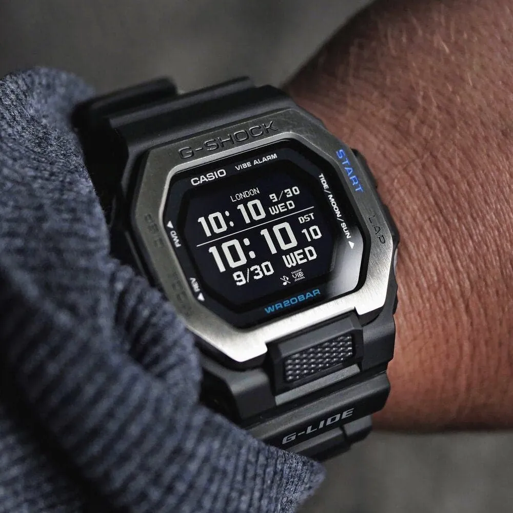 Casio G-Shock Standard Digital Black Resin Strap Watch For Men GBX-100-1DR