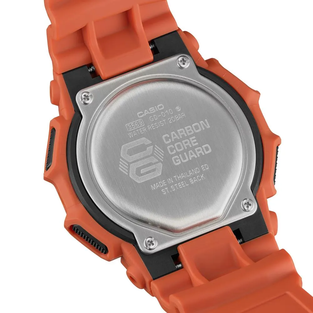 Casio G-Shock Standard Digital Orange Men's Watch GD-010-4DR