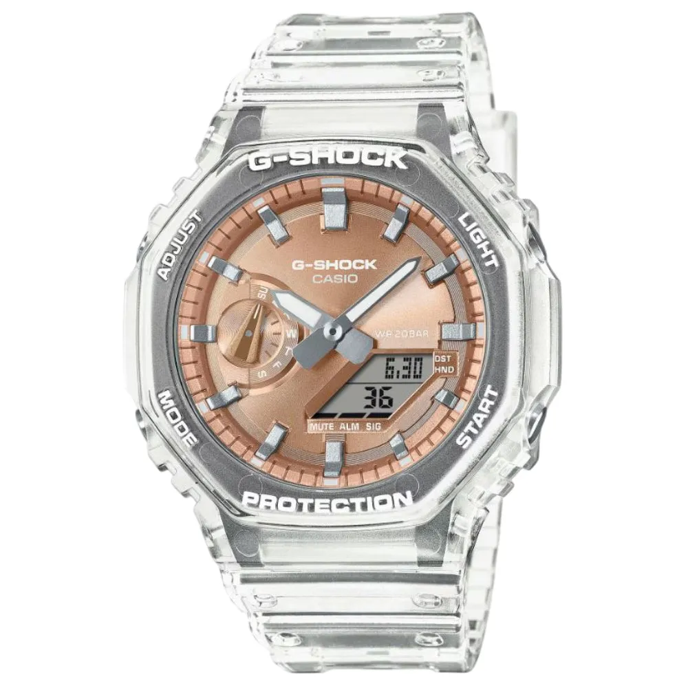 Casio G-Shock Transparent Resin Strap Unisex Watch GA-2100BM Series