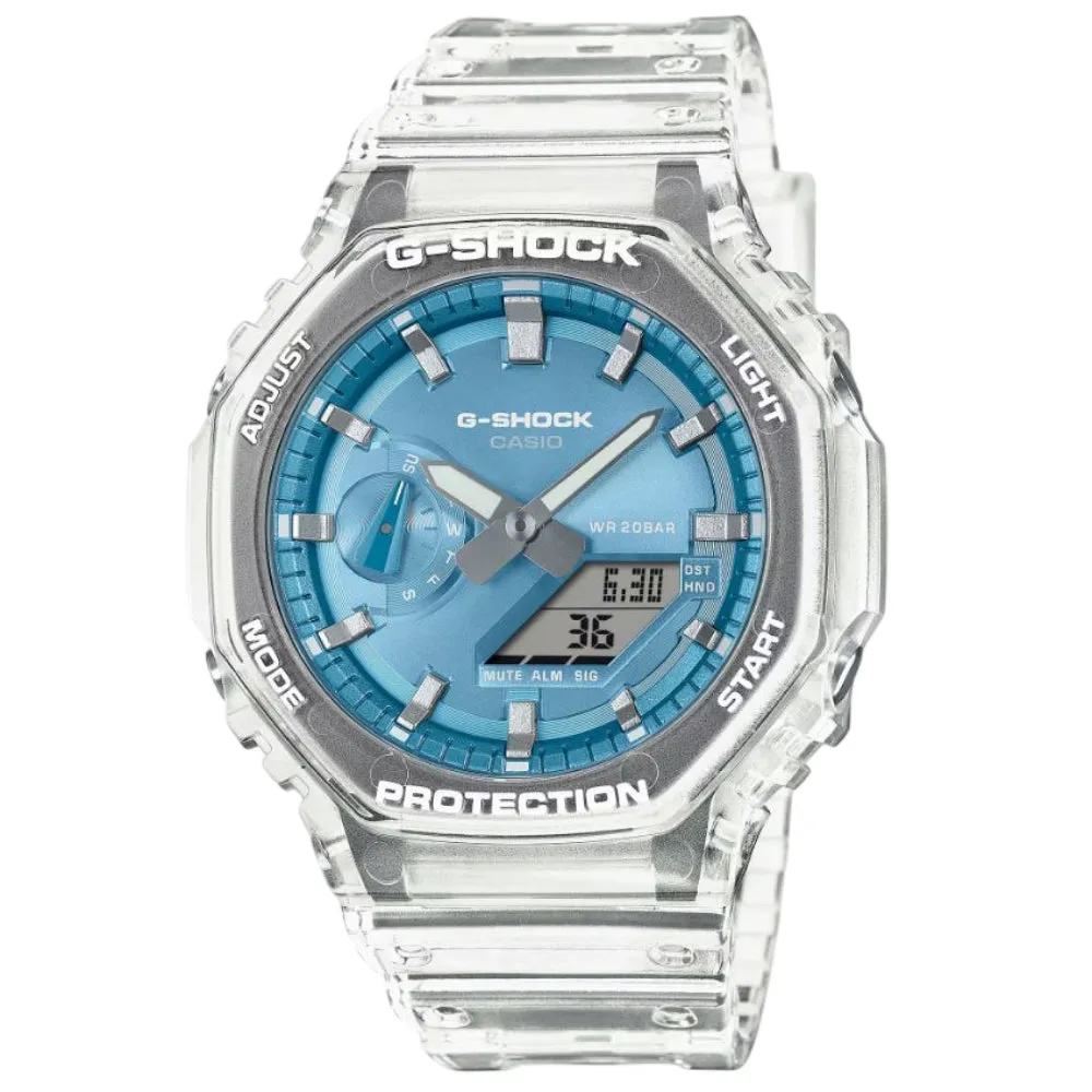 Casio G-Shock Transparent Resin Strap Unisex Watch GA-2100BM Series