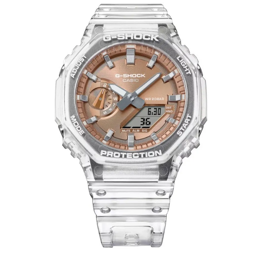 Casio G-Shock Transparent Resin Strap Unisex Watch GA-2100BM Series