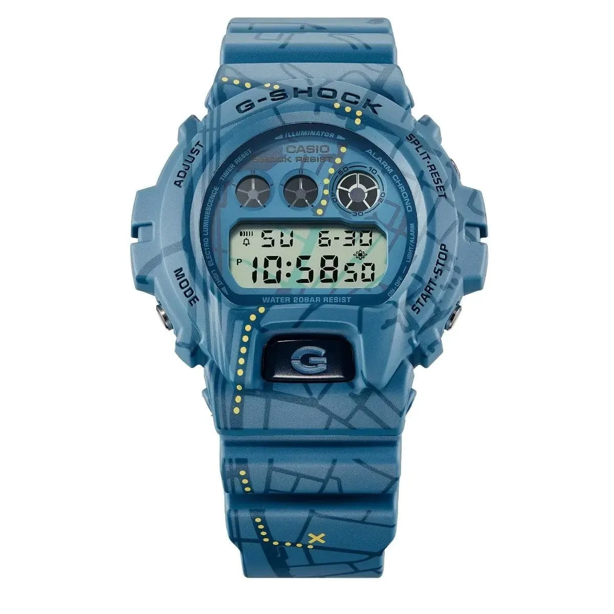 Casio G-Shock Treasure Hunt Shibuya Digital Blue Strap Men's Watch DW-6900SBY-2DR
